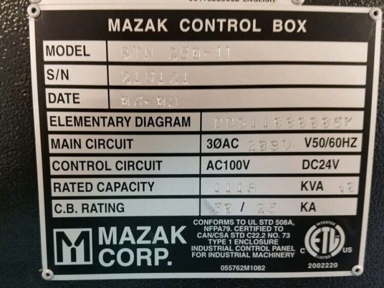 MAZAK QTN 250 2 Axis Turning Centers | CC Machine Tools